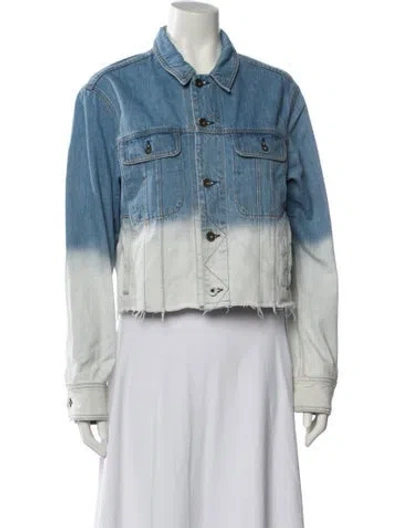 Pre-owned Rag & Bone Denim Jacket In Blue