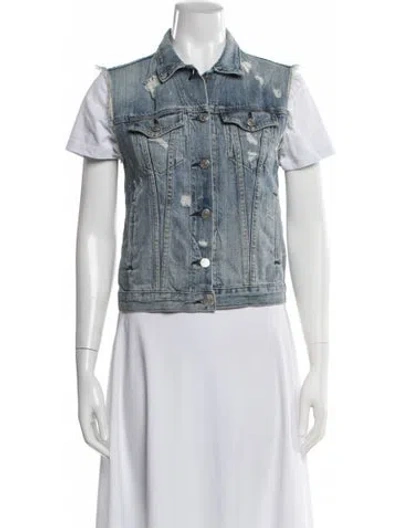 Pre-owned Rag & Bone Denim Jacket In Blue