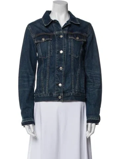 Pre-owned Rag & Bone Denim Jacket In Blue