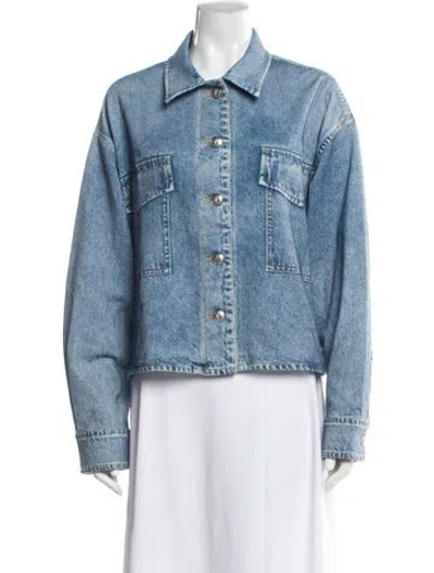 Pre-owned Rag & Bone Denim Jacket In Blue