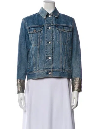 Pre-owned Rag & Bone Denim Jacket In Blue