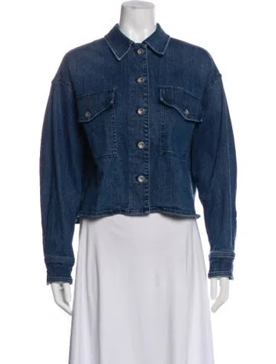 Pre-owned Rag & Bone Denim Jacket In Blue