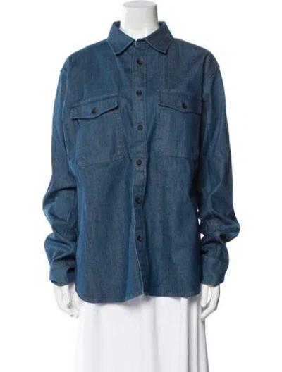 Pre-owned Rag & Bone Denim Jacket In Blue