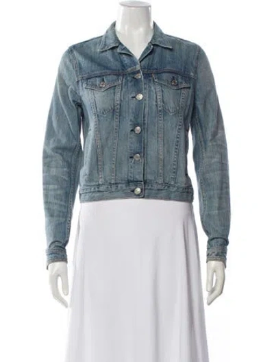 Pre-owned Rag & Bone Denim Jacket In Blue