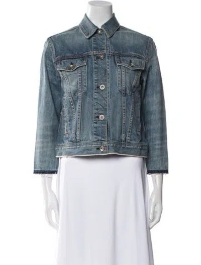 Pre-owned Rag & Bone Denim Jacket In Blue