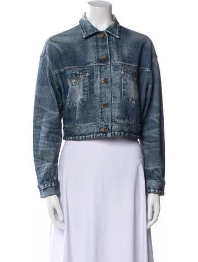Pre-owned Rag & Bone Denim Jacket In Blue