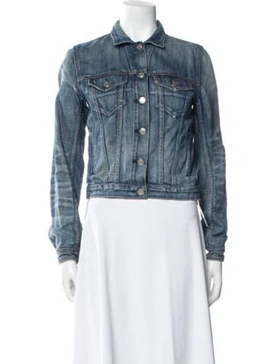 Pre-owned Rag & Bone Denim Jacket In Blue
