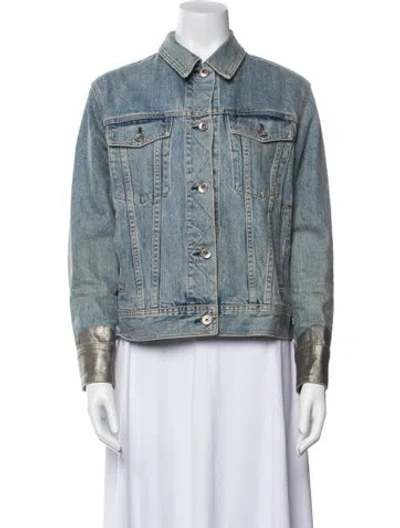 Pre-owned Rag & Bone Denim Jacket In Blue