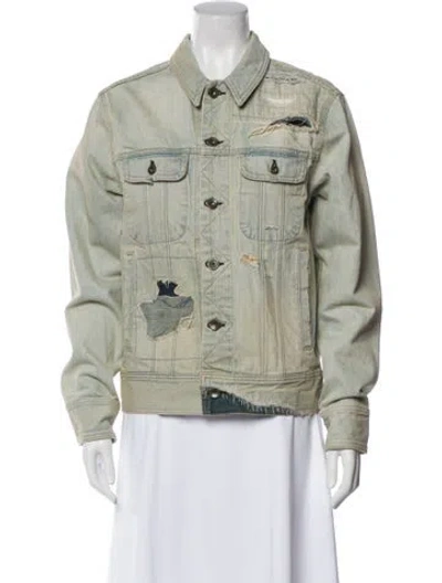 Pre-owned Rag & Bone Denim Jacket In Blue