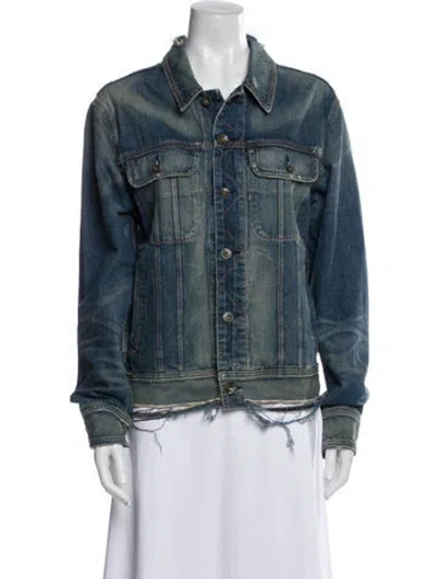 Pre-owned Rag & Bone Denim Jacket In Blue