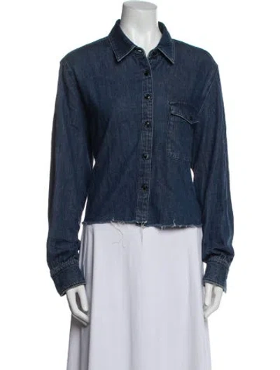 Pre-owned Rag & Bone Denim Jacket In Blue