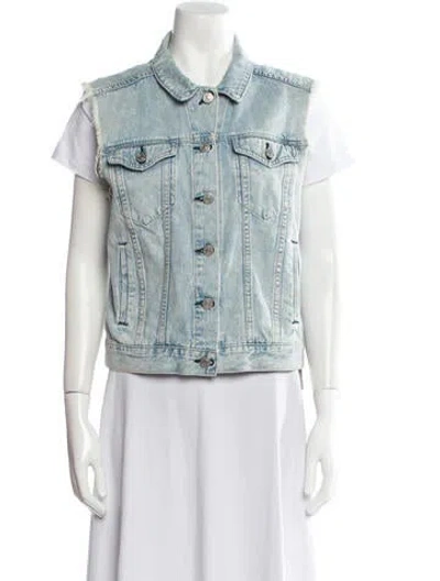 Pre-owned Rag & Bone Denim Jacket In Blue