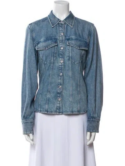 Pre-owned Rag & Bone Denim Jacket In Blue