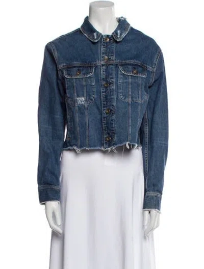 Pre-owned Rag & Bone Denim Jacket In Blue