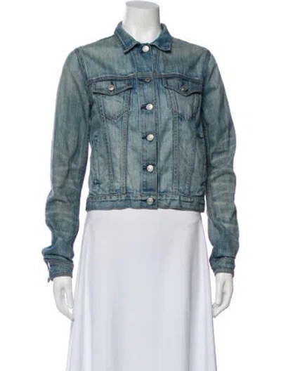 Pre-owned Rag & Bone Denim Jacket In Blue