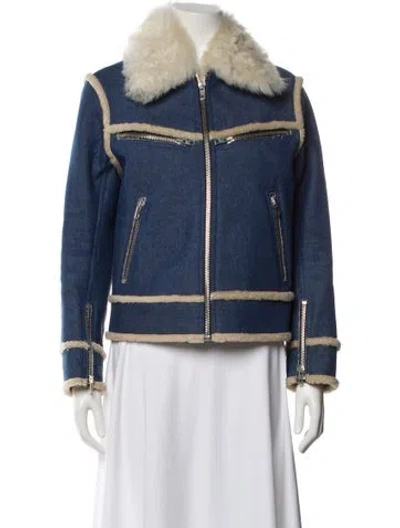 Pre-owned Rag & Bone Denim Jacket In Blue