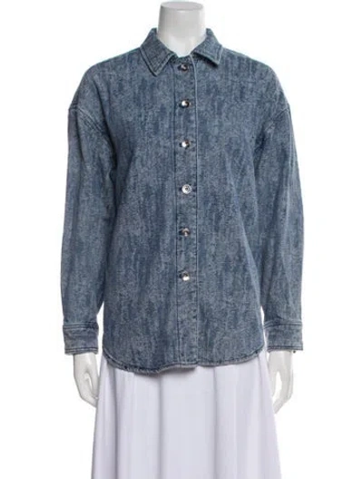 Pre-owned Rag & Bone Denim Jacket In Blue