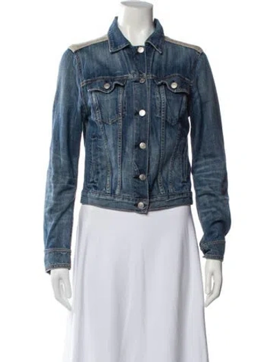 Pre-owned Rag & Bone Denim Jacket In Blue