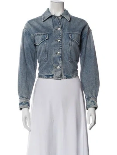 Pre-owned Rag & Bone Denim Jacket In Blue