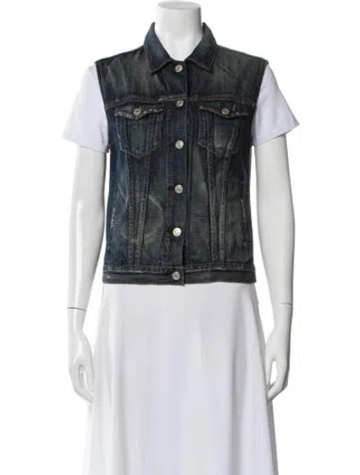 Pre-owned Rag & Bone Denim Jacket In Blue