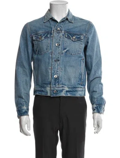 Pre-owned Rag & Bone Denim Jacket In Blue