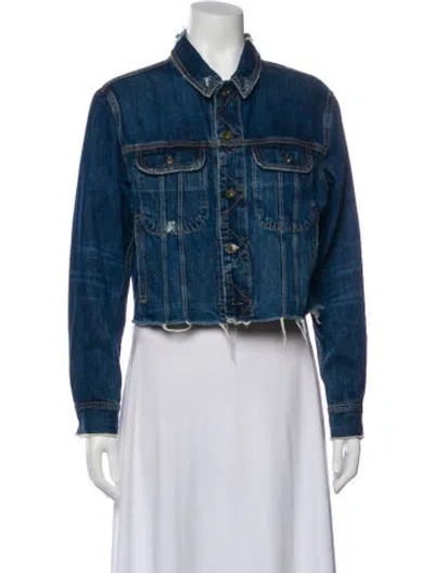 Pre-owned Rag & Bone Denim Jacket In Blue