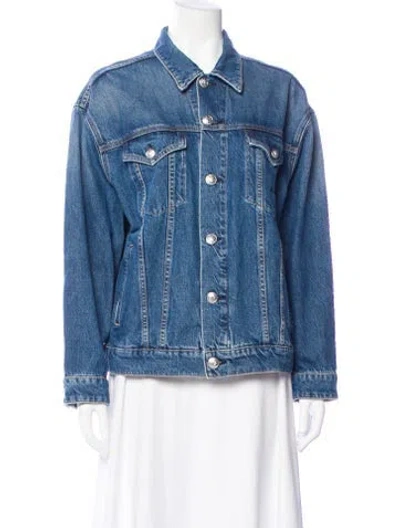 Pre-owned Rag & Bone Denim Jacket In Blue