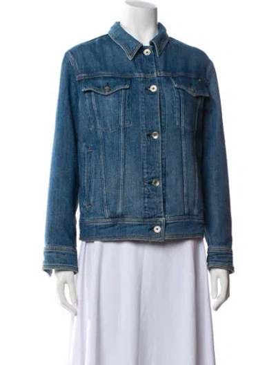 Pre-owned Rag & Bone Denim Jacket In Blue