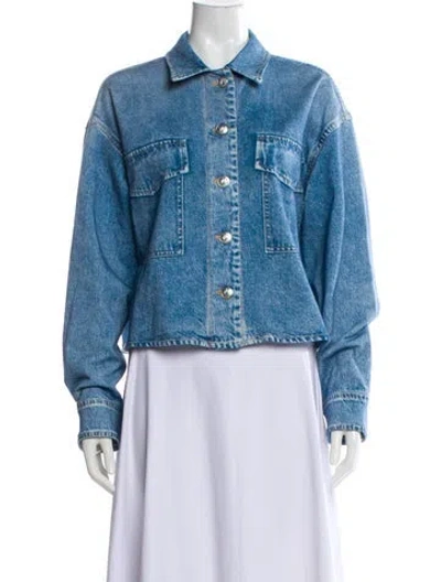 Pre-owned Rag & Bone Denim Jacket In Blue
