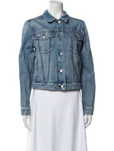 Pre-owned Rag & Bone Denim Jacket In Blue