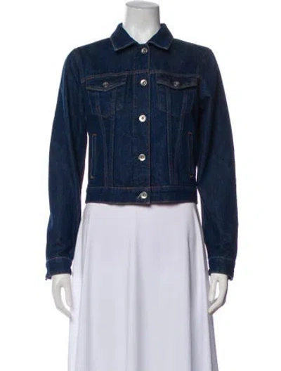 Pre-owned Rag & Bone Denim Jacket In Blue