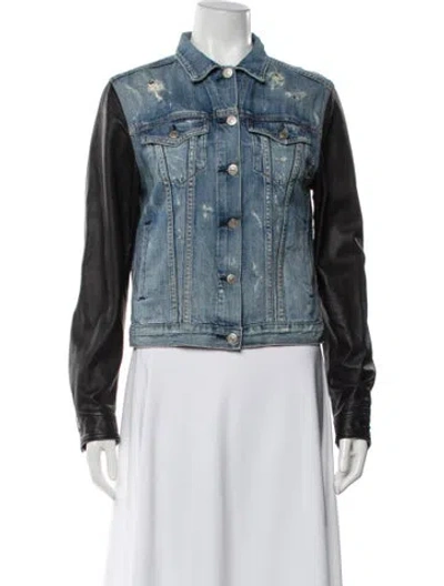 Pre-owned Rag & Bone Denim Jacket In Blue