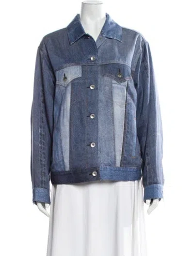 Pre-owned Rag & Bone Denim Jacket In Blue