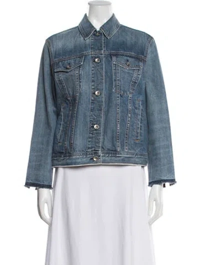 Pre-owned Rag & Bone Denim Jacket In Blue
