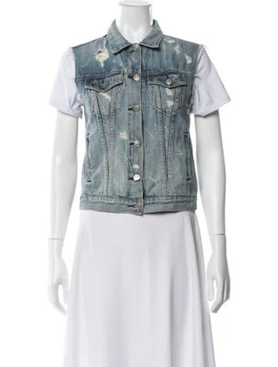 Pre-owned Rag & Bone Denim Jacket In Blue
