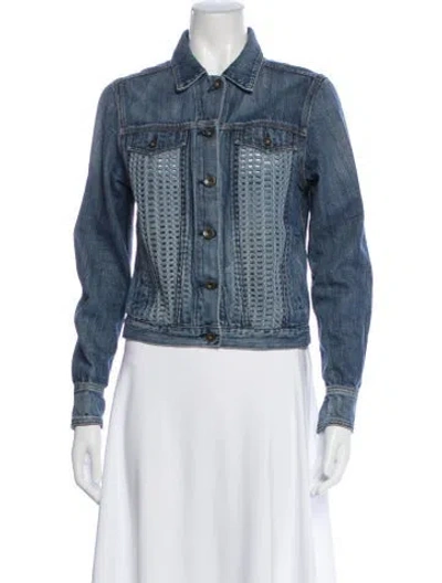 Pre-owned Rag & Bone Denim Jacket In Blue