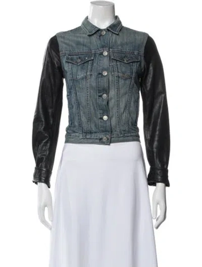 Pre-owned Rag & Bone Denim Jacket In Blue