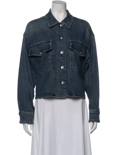 Pre-owned Rag & Bone Denim Jacket In Blue
