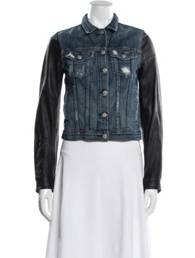 Pre-owned Rag & Bone Denim Jacket In Blue