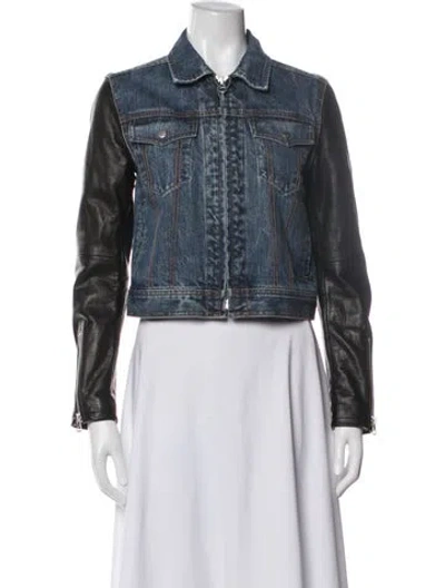Pre-owned Rag & Bone Denim Jacket In Blue