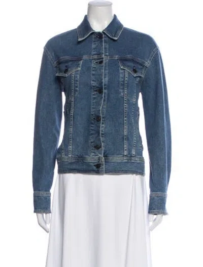 Pre-owned Rag & Bone Denim Jacket In Blue