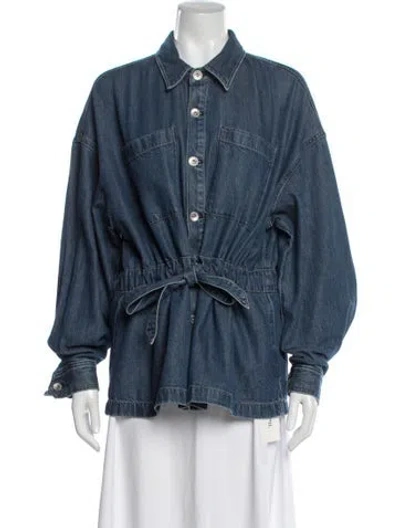 Pre-owned Rag & Bone Denim Jacket In Blue