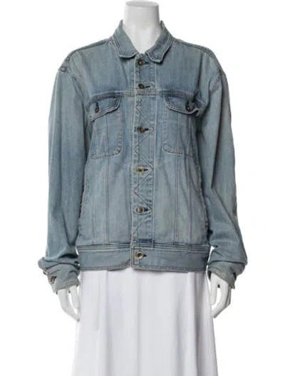 Pre-owned Rag & Bone Denim Jacket In Blue