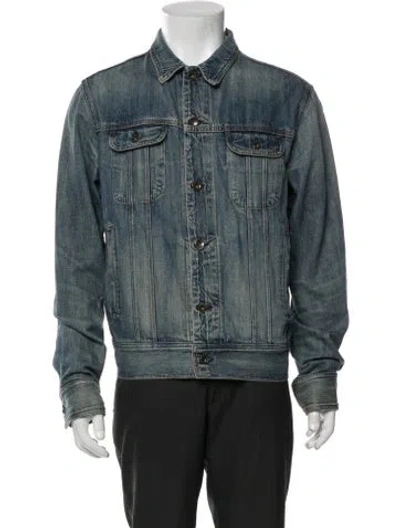 Pre-owned Rag & Bone Denim Jacket In Blue