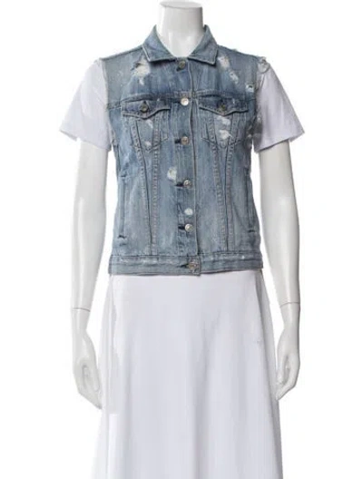 Pre-owned Rag & Bone Denim Jacket In Blue