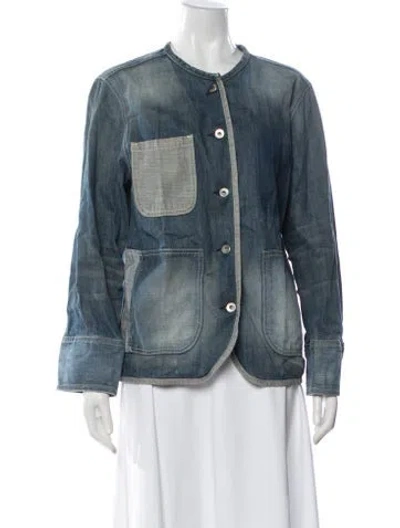 Pre-owned Rag & Bone Denim Jacket In Blue