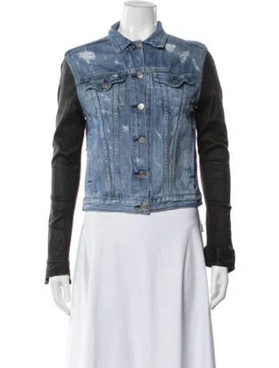 Pre-owned Rag & Bone Denim Jacket In Blue