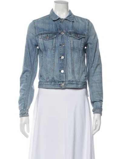 Pre-owned Rag & Bone Denim Jacket In Blue