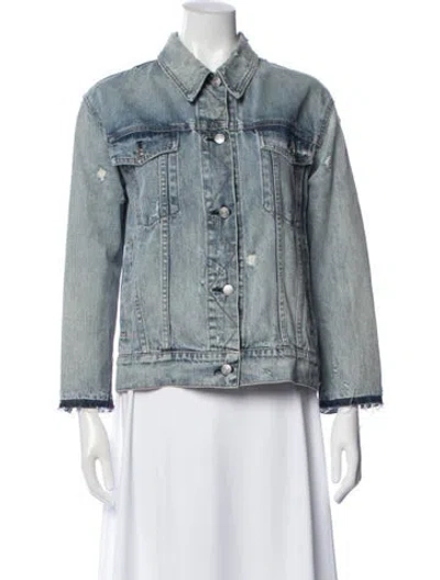 Pre-owned Rag & Bone Denim Jacket In Blue