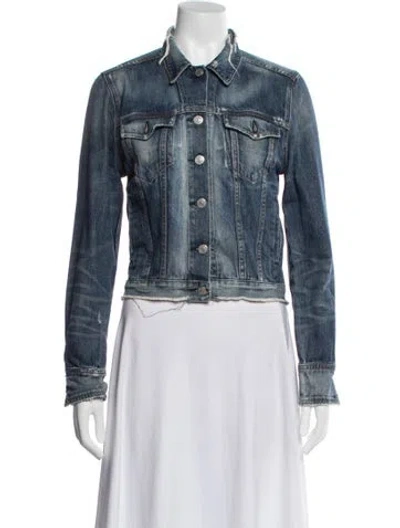 Pre-owned Rag & Bone Denim Jacket In Blue